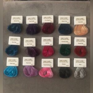 15 Hair Swatches ONE ‘N ONLY Semi Permanent